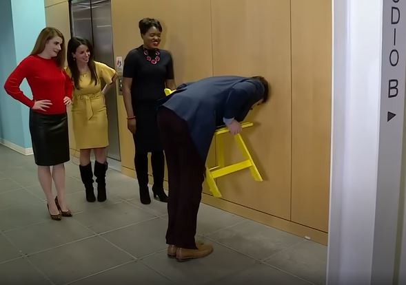 Chair challenge goes viral as it's nearly impossible for men 3