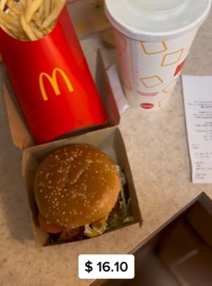 Customer slams McDonald's as fast food chain for 'no longer affordable' after sharing order receipt 3