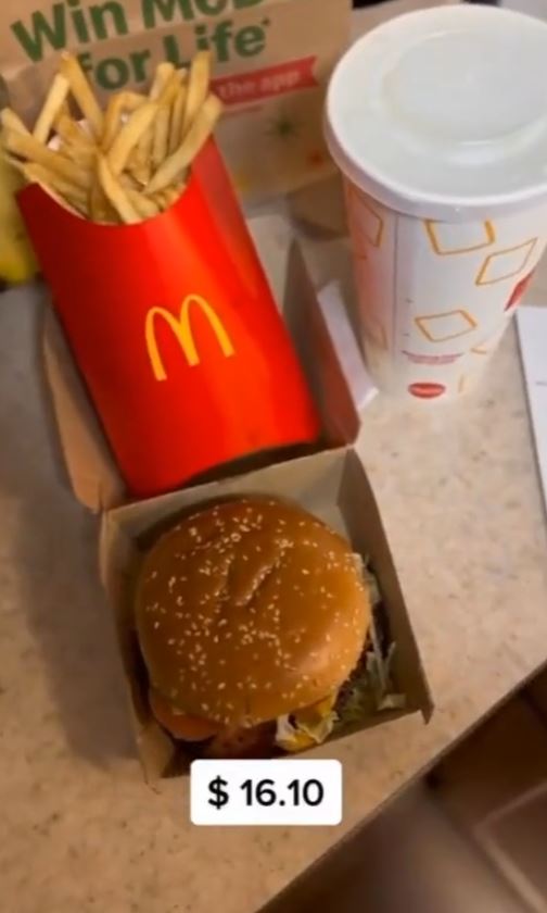 $16 McDonald’s meal leaves fans furious for charging 'crazy' $16 for burger, fries and soda 1