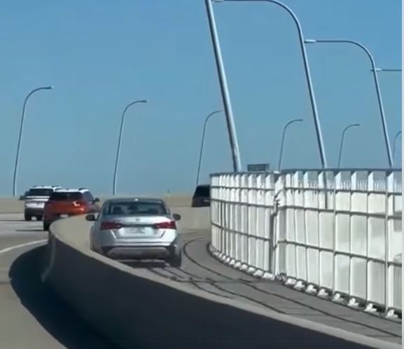 Driver cited after driving on Arthur Ravenel Jr. bridge pedestrian lane 4