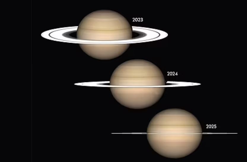 NASA reveals Saturn's rings will DISAPPEAR in 2025 1