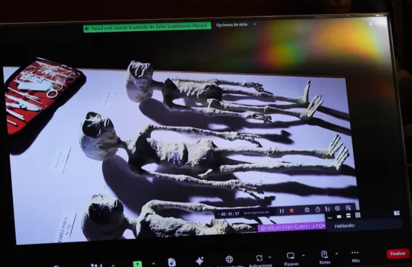 Scientist reveals 'alien' bodies are real and back to Mexico's congress for second time following UFO hearing 3