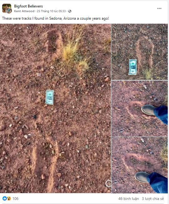 Man stunned after spotting mystery footprints of Bigfoot, twice the size of human 1