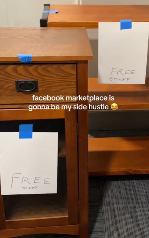 Woman sparks debate after hustling to sell neighbor’s unwanted furniture on Facebook Marketplace 2