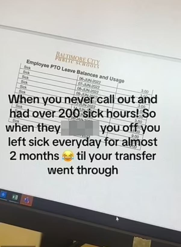 Woman revenges on boss by taking 200 paid sick hours in just two months 2