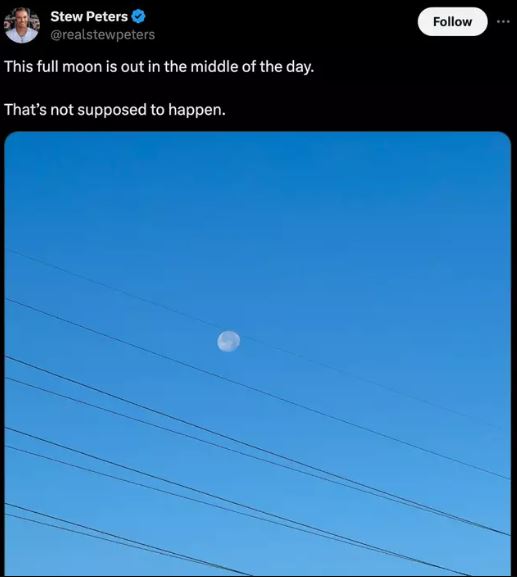 Why can you sometimes see the Moon in the daytime 1