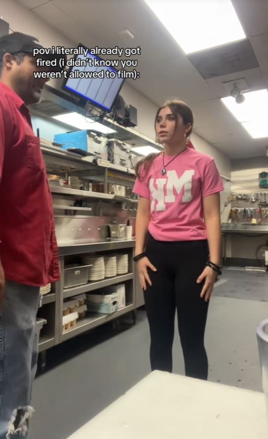 Restaurant employee gets fired after filming TikTok video on the clock: I didn’t know the boss would come in the kitchen 5