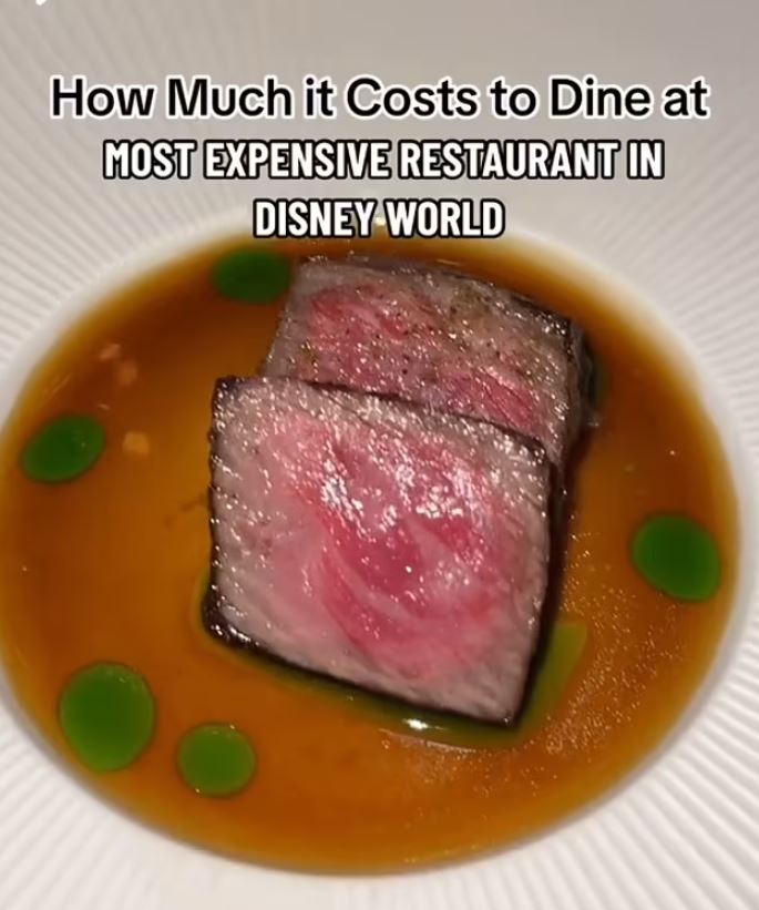 Food enthusiast shows close-up of $2,500 spent on a meal at Disney's most EXPENSIVE restaurant, leaving people stunned 2
