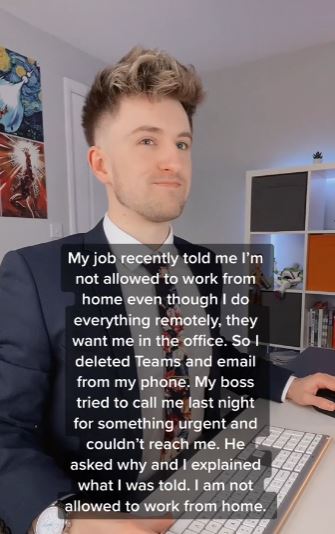 Worker seeks revenge on boss by deleting Teams and emails from phone, because he’s not allowed to work from home 3