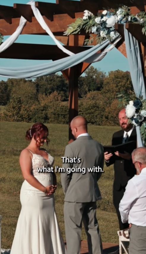 Groom's vows spark debate after telling bride that he promises to 'smack that a** every chance I get' 3