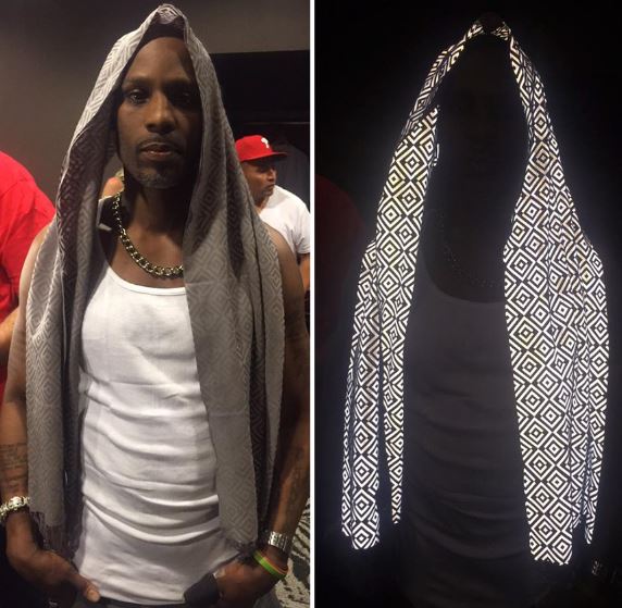 DMX, a rapper, also has an Ishu anti-paparazzi scarf. Image Credits: Getty