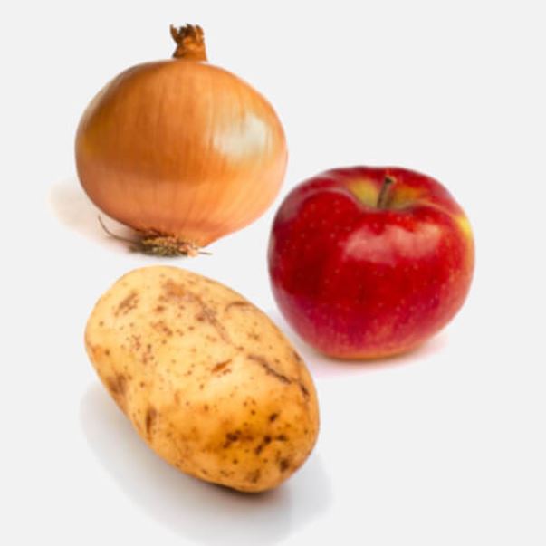 People are just discovering that without smell, apple, onion and potato have the same taste 4