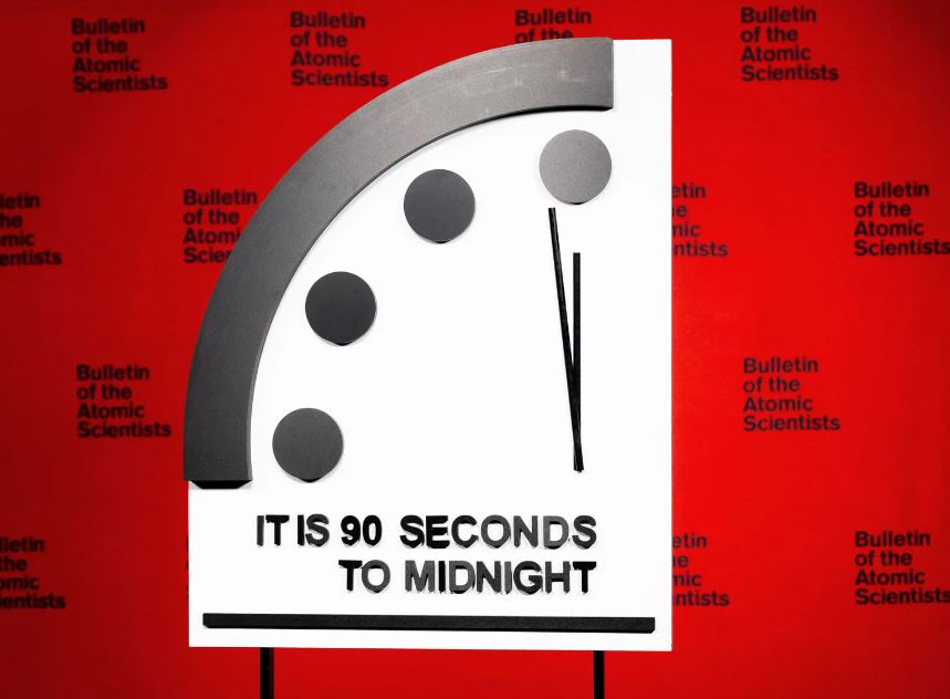 Doomsday Clock remains at just 90 seconds, showing how close the world is to ending 1