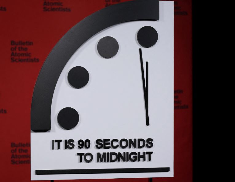 Doomsday Clock remains at just 90 seconds, showing how close the world is to ending 5