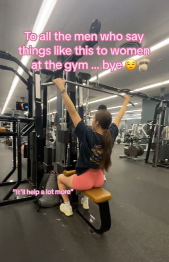 Fitness influencer calls out 'disrespectful' man while filming her workout 1
