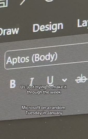 Users furious after Microsoft replaces default font after 17 years 4