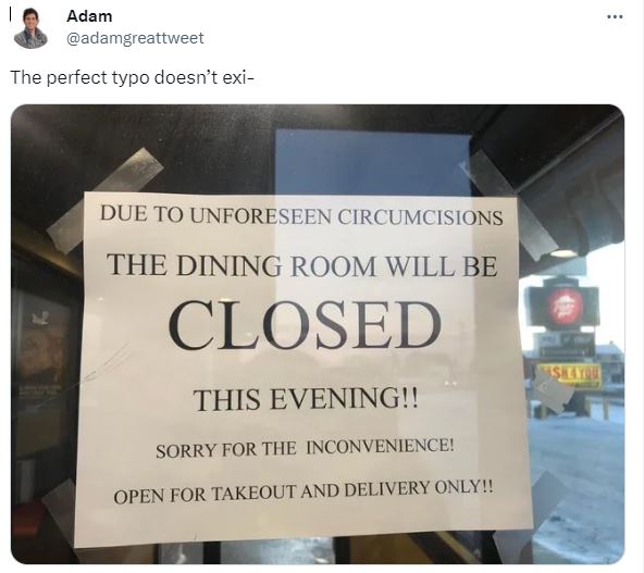 Awkward sign blunder at Pizza Hut restaurant leaves customers in stitches 1