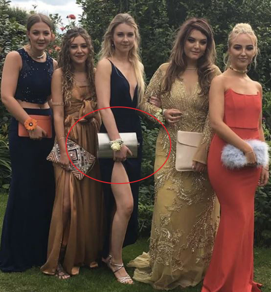 Five girls pose for prom photo go viral, stunning viewers with hidden details 2