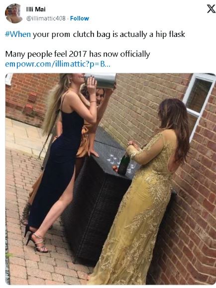 Five girls pose for prom photo go viral, stunning viewers with hidden details 3