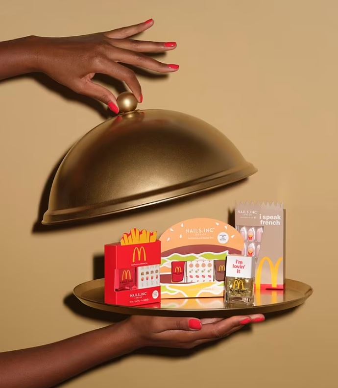 McDonald's is getting into beauty products, making waves on the internet with its first range of beauty products. Image Credits: Nails. INC