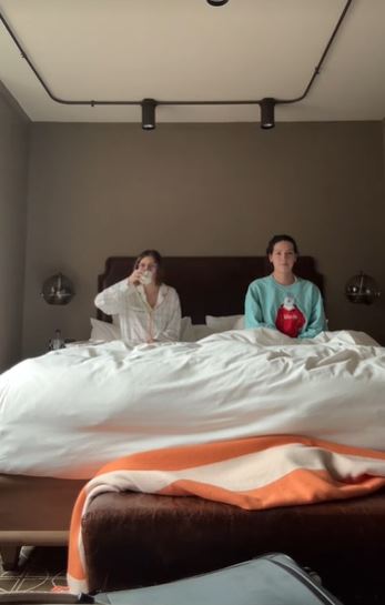 The woman had previously shared a TikTok video in December showcasing a corporate retreat in the French Alps.  Image Credits: @co.letter/Tiktok