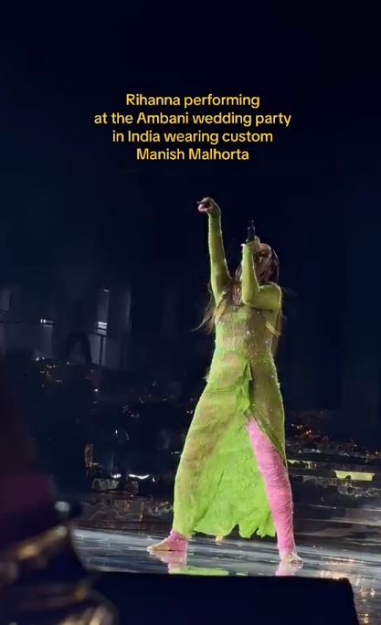 Rihanna slammed after doing 'bare minimum $6.3 million performance' pre-wedding gig for the son of India's richest man 5