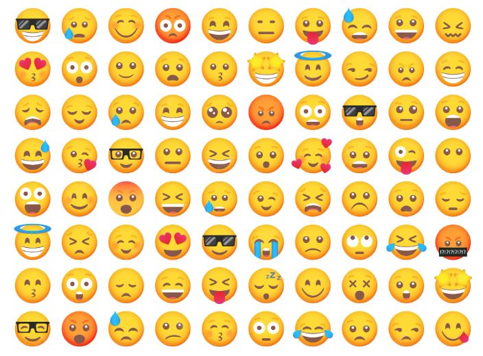 Emojis are symbols used to express emotions and communicate feelings in text messages. Image Credits: Getty