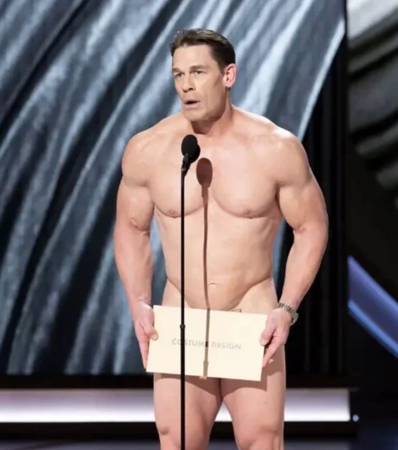 Behind-the-scenes pictures reveal whether John Cena undressed at the Oscars stage 2