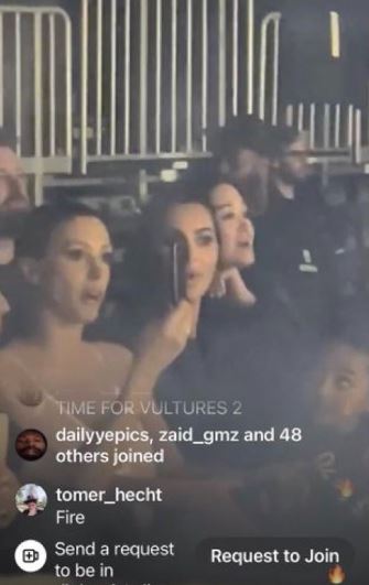 Kim Kardashian and Bianca Censori spotted together at Kanye West Concert 3