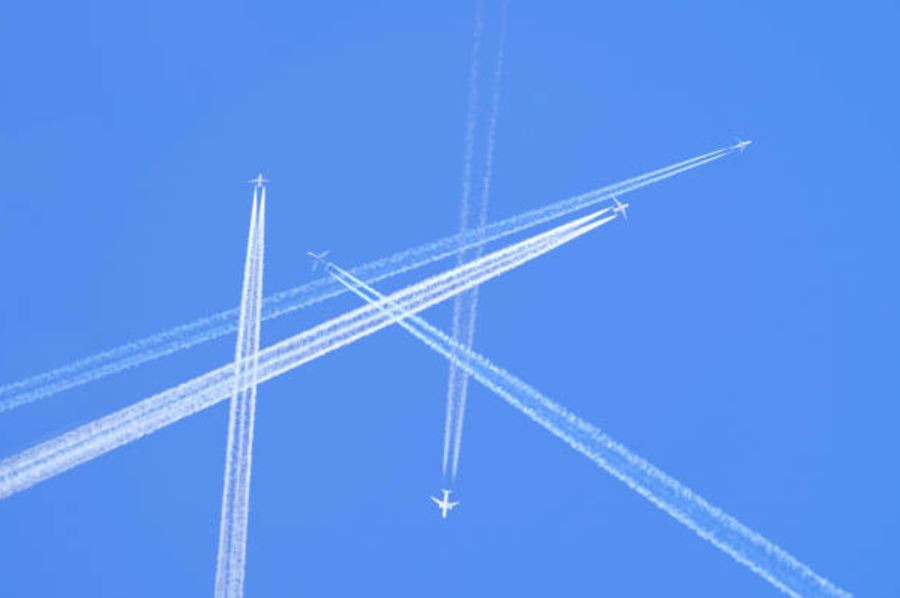 People are just realizing what those white streaks trailing planes in the sky stands for 3