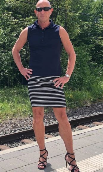 Straight dad proudly wears skirts and heels to prove clothes have no gender 2