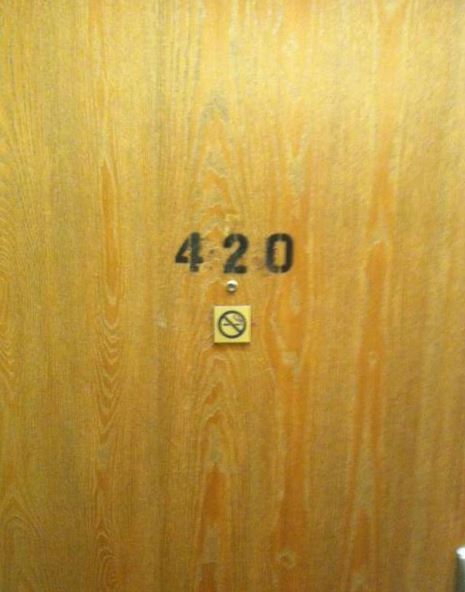 Why many hotels in the world do not have room number 420 1