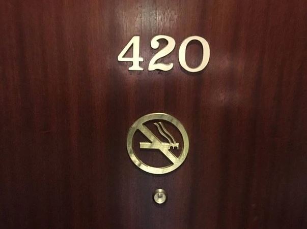 Why many hotels in the world do not have room number 420 2