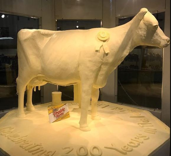 People lost their minds after realizing Iowa State Fair butter cow was not completely made of butter 3