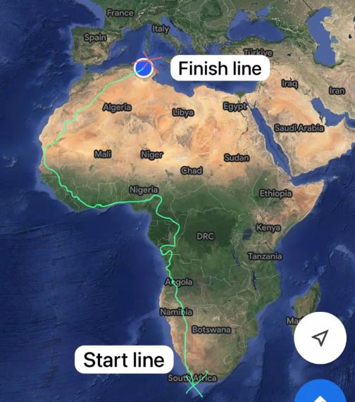Man becomes first to run entire length of Africa this week 3