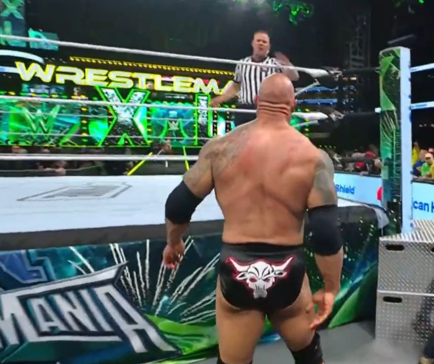 The Rock broke protocol in the ring after getting into a heated argument with a referee 4