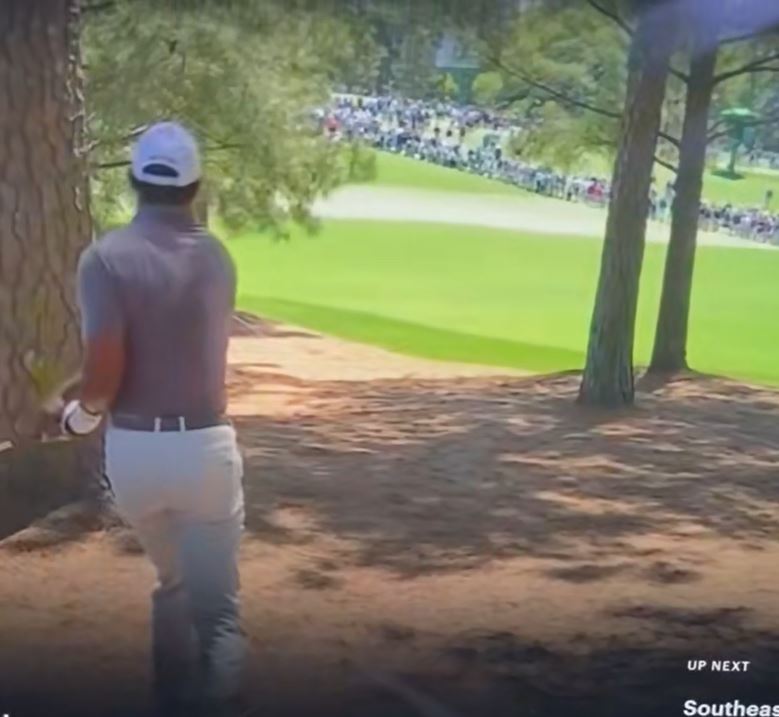 Tiger Woods' Errant Shot 'knocks someone out' at the Masters 5