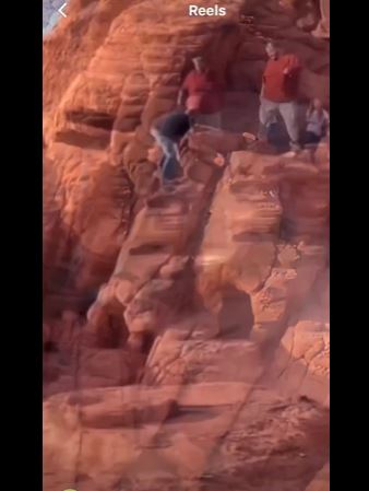 Tourist destroy 'beautiful' rock formation at National Park 5