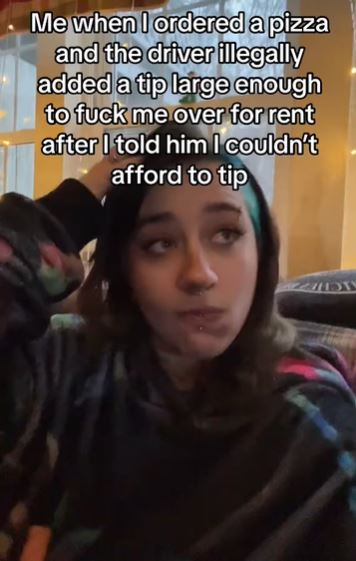 Woman claims delivery driver added huge tip, leaving her unable to pay rent 1