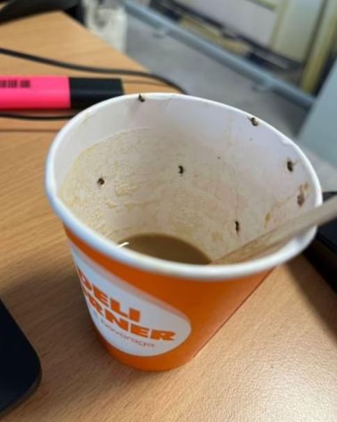 Woman suffers anaphylactic shock after drinking coffee filled with insects at airport 2