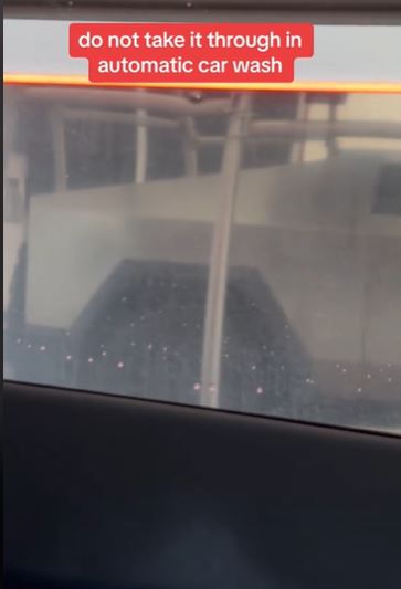  Man takes Cybertruck through automatic car wash despite Tesla's warning 1