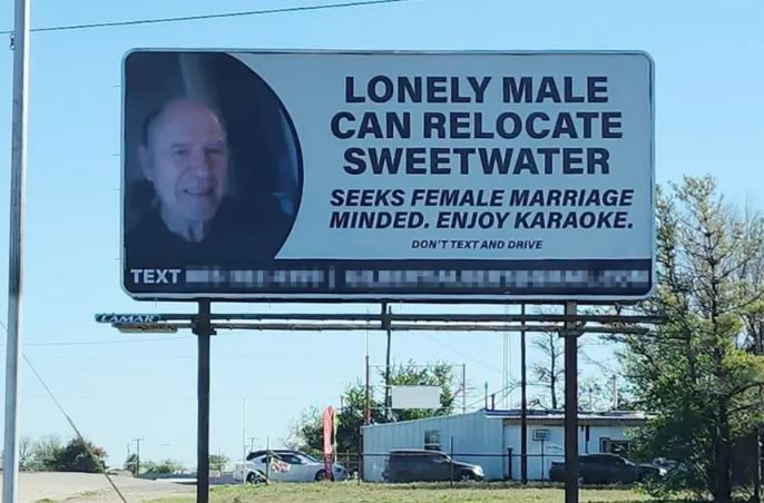 Al Gilberti advertises himself on billboards and receives 400+ calls in 2 weeks. Image Credits: SWNS