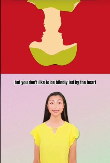 Mia's viral TikTok video explores an optical illusion revealing personality traits.  Image Credits: @mia_yilin/Tiktok