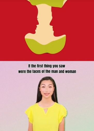 The optical illusion sparks debate, with viewers questioning its scientific accuracy.  Image Credits: @mia_yilin/Tiktok