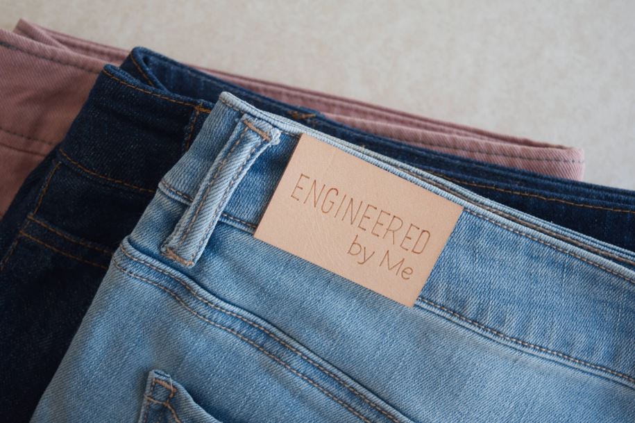 The piece of leather on the back of the jeans is called a jacron. Image Credits: Getty