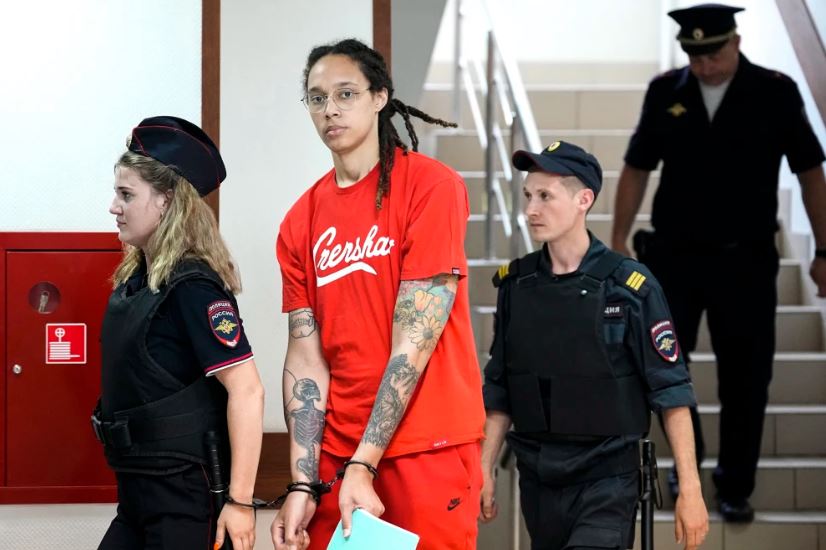 Cellmate betrayed Griner by spying and keeping a diary. Image Credits: Reuters