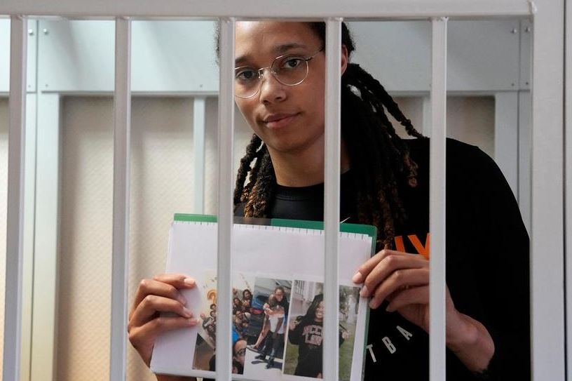 Griner was imprisoned in a notorious IK-2 prison and convicted of drug smuggling. Image Credits: Reuters