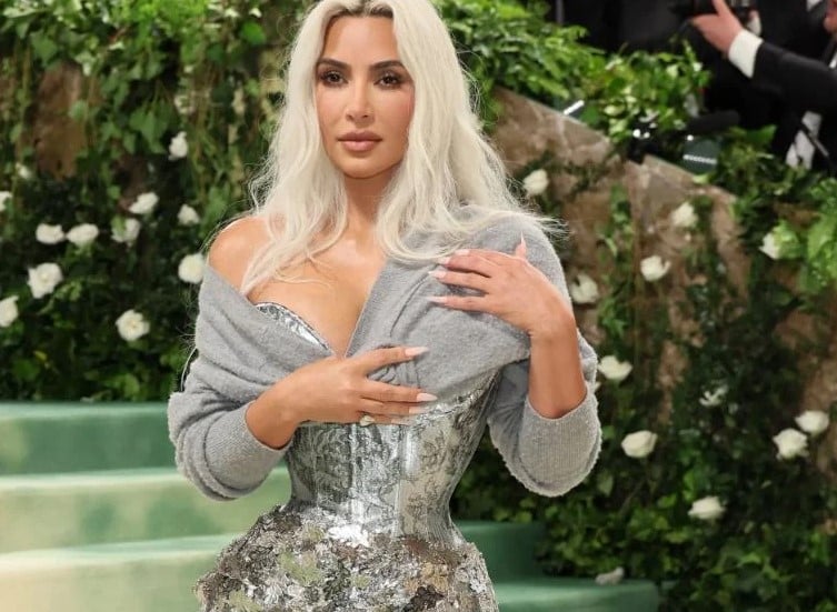 Kardashian's attire at the Met Gala sparks health concerns on social media. Image Credits: Getty