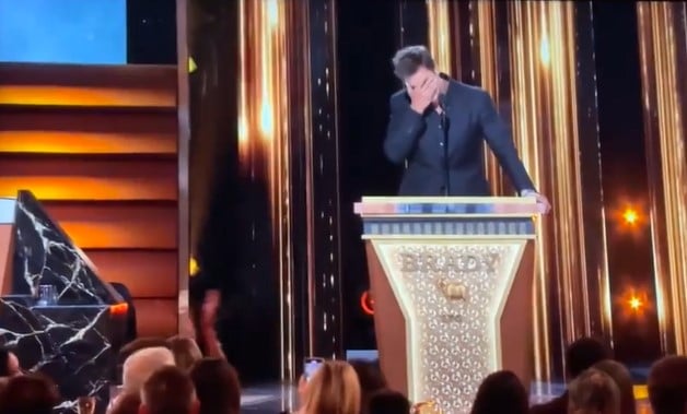 NFL legend Tom Brady makes a joke about Kardashian's ex-husband and their children.  Image Credits: Netflix