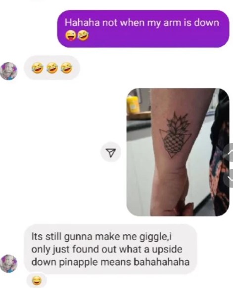 People lost their mind after discovering true meaning of pineapple tattoo 4
